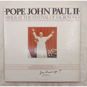 Pope John Paul II – Festival of Sacrosong LP Infinity INF-9899